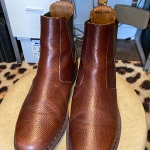 Brown Leather Chelsea Boots Dr. Martens Victor